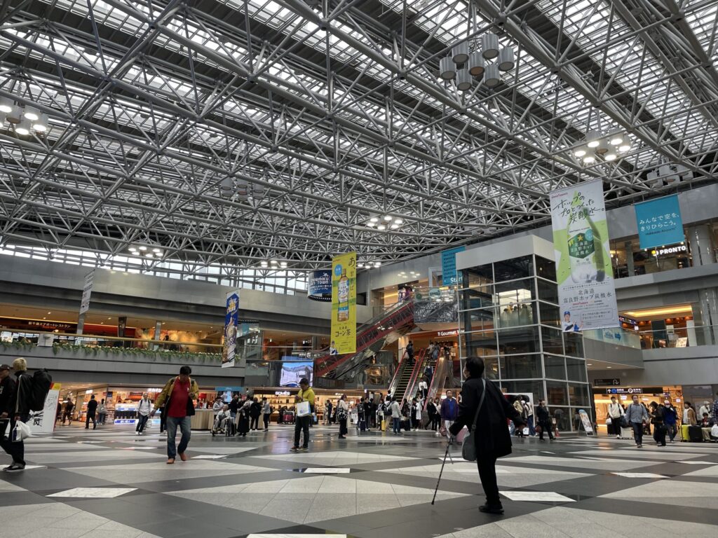 Shopping world on the second floor of New Chitose Airport, Hokkaido, Japan
