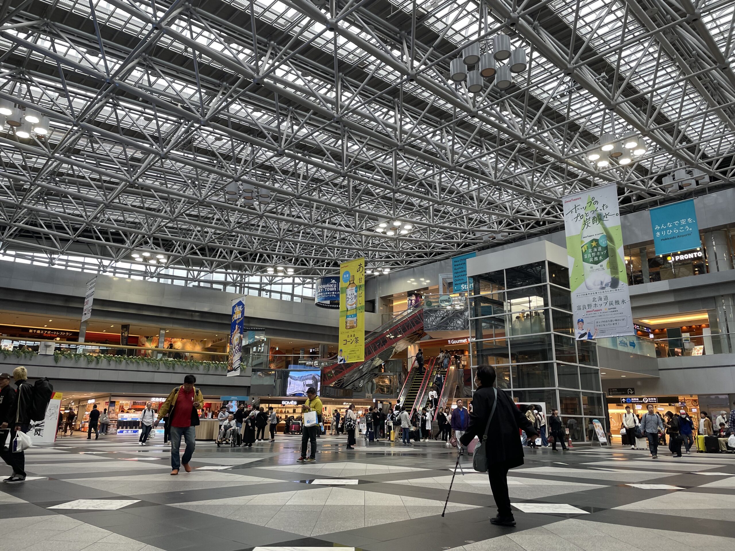 Shopping world on the second floor